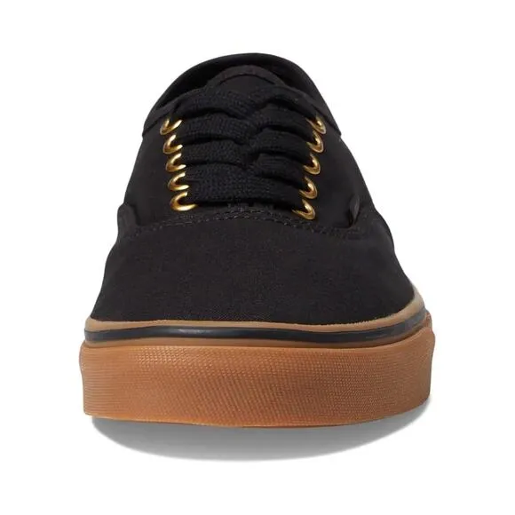 Vans Authentic Unisex Sneaker Black/Rubber Color Size M 8.5 / W 10