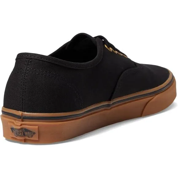 Vans Authentic Unisex Sneaker Black/Rubber Color Size M 8.5 / W 10