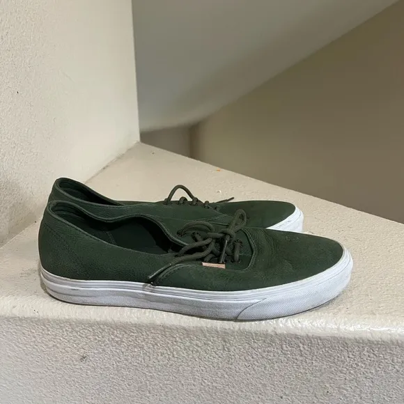 Vans‎ Era Decon California Collection Nappa Leather Dark Green Size 11.5