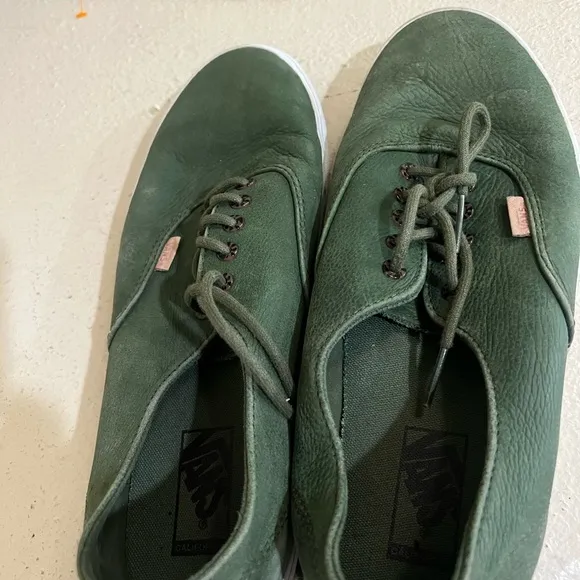 Vans‎ Era Decon California Collection Nappa Leather Dark Green Size 11.5