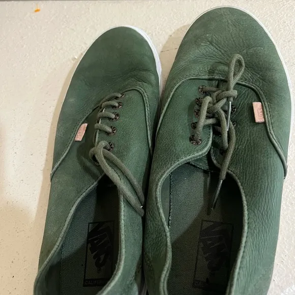 Vans‎ Era Decon California Collection Nappa Leather Dark Green Size 11.5