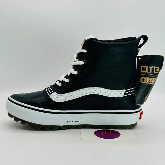 Vans MTE Standard Mid Waterproof Boots Black 721454 Size 5 Men's / 6.5 Women's