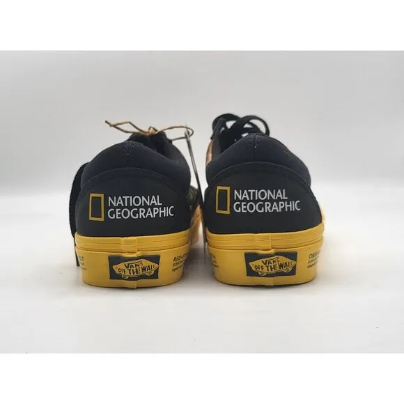 Vans National Geographic Animals Wom Size 5.5 Old Skool Skateboarding Shoes