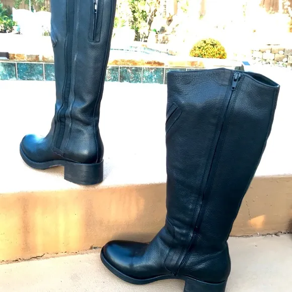Vera Wang Lavender Label Tall Moto Riding Boot