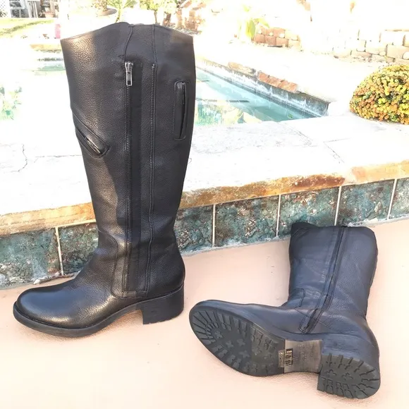 Vera Wang Lavender Label Tall Moto Riding Boot