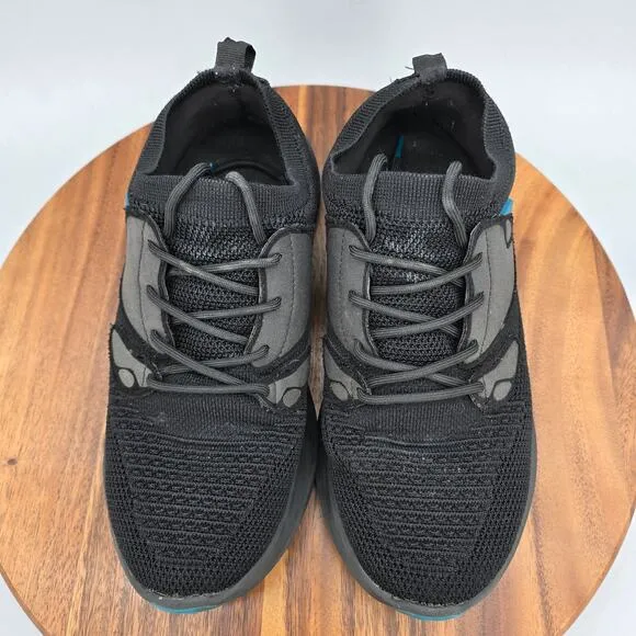 Vessi Everyday 2.0 Shoes Men's 8 Black Waterproof Athletic Running Sneakers