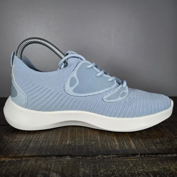 Vessi Everyday 2.0 Womens Size 7 Lace Up Waterproof Shoes Sneakers Sky Blue