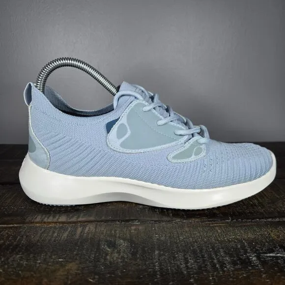 Vessi Everyday 2.0 Womens Size 7 Lace Up Waterproof Shoes Sneakers Sky Blue