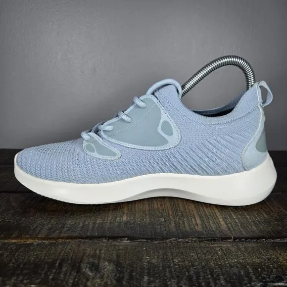Vessi Everyday 2.0 Womens Size 7 Lace Up Waterproof Shoes Sneakers Sky Blue