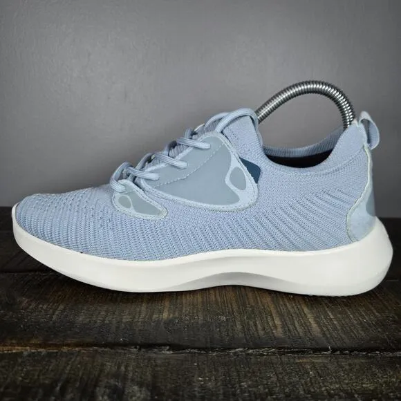 Vessi Everyday 2.0 Womens Size 7 Lace Up Waterproof Shoes Sneakers Sky Blue