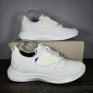 Vessi Everyday 2.0 Womens Size 8 Lace Up Waterproof Shoes Sneakers Polar White