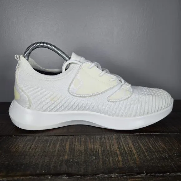 Vessi Everyday 2.0 Womens Size 8 Lace Up Waterproof Shoes Sneakers Polar White