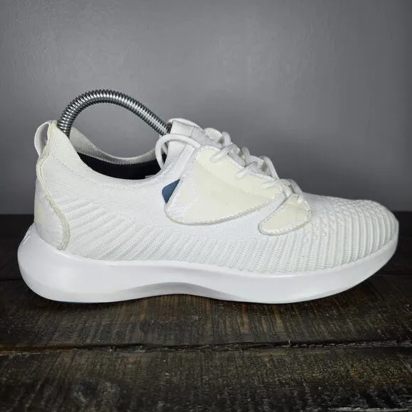 Vessi Everyday 2.0 Womens Size 8 Lace Up Waterproof Shoes Sneakers Polar White