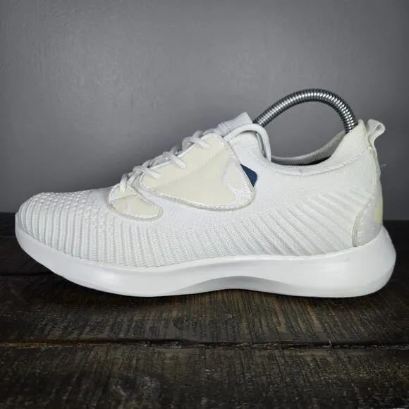 Vessi Everyday 2.0 Womens Size 8 Lace Up Waterproof Shoes Sneakers Polar White