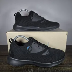 Vessi Everyday 2.0 Womens Size 9 Lace Up Waterproof Shoes Sneakers Black Black