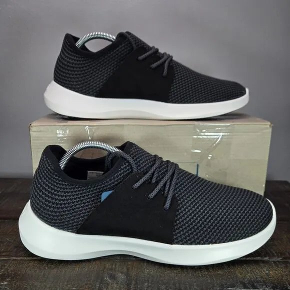 Vessi Everyday Classic Mens Size 11 Lace Up Waterproof Shoes Sneaker Black White