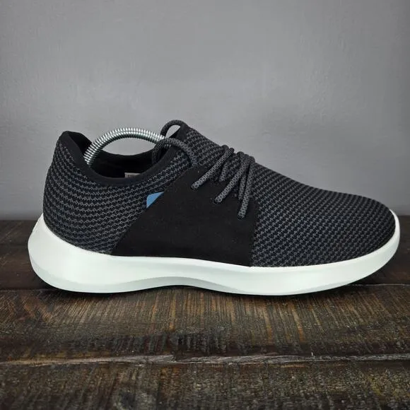 Vessi Everyday Classic Mens Size 11 Lace Up Waterproof Shoes Sneaker Black White