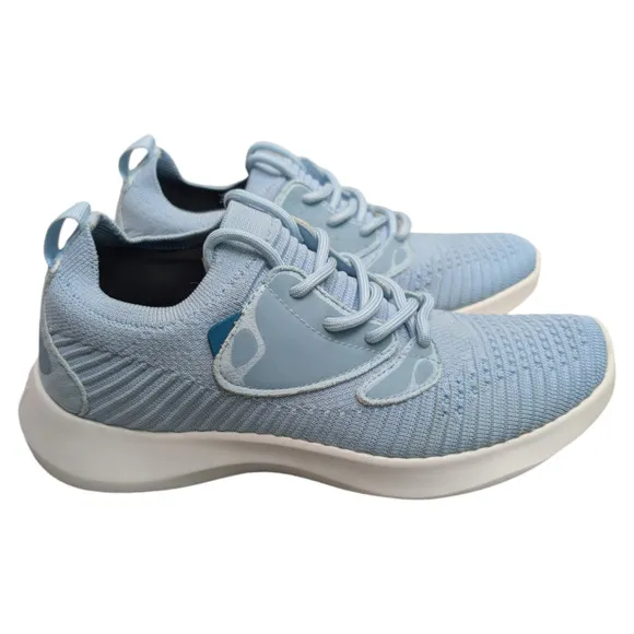Vessi Everyday Move Sky Blue White Waterproof Dyma-Tex Lace Up Sneaker Womens 6
