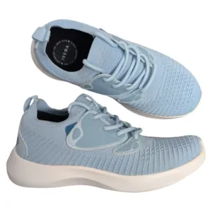 Vessi Everyday Move Sky Blue White Waterproof Dyma-Tex Lace Up Sneaker Womens 6