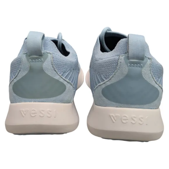 Vessi Everyday Move Sky Blue White Waterproof Dyma-Tex Lace Up Sneaker Womens 6
