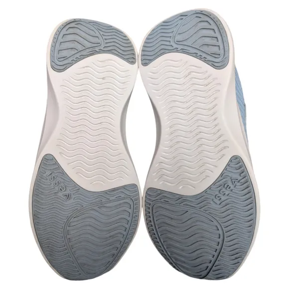 Vessi Everyday Move Sky Blue White Waterproof Dyma-Tex Lace Up Sneaker Womens 6