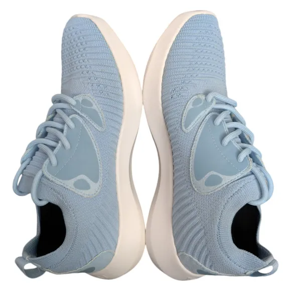Vessi Everyday Move Sky Blue White Waterproof Dyma-Tex Lace Up Sneaker Womens 6
