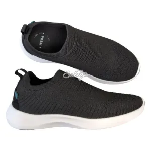 Vessi Everyday Move Slip On Onyx Black White Waterproof Dyma-Tex Sneaker Women 8