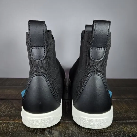 Vessi Weekend Chelsea Mens Size 10 Waterproof Shoes Sneakers Black White