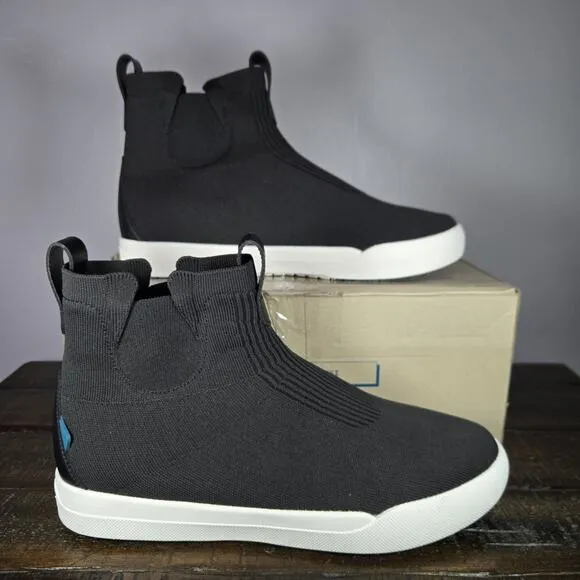 Vessi Weekend Chelsea Mens Size 10 Waterproof Shoes Sneakers Black White