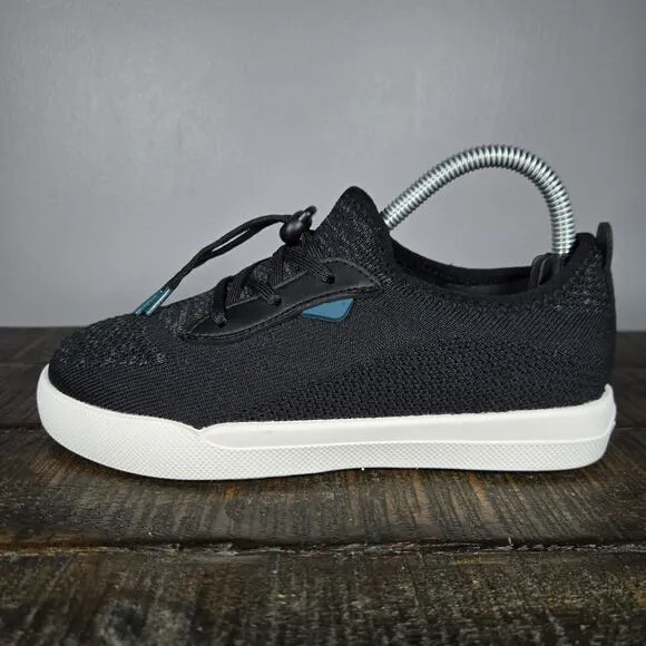 Vessi Weekend Sneaker Kids Size J2 Waterproof Shoes Sneakers Black White