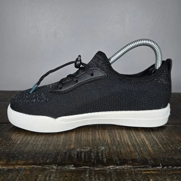 Vessi Weekend Sneaker Kids Size J2 Waterproof Shoes Sneakers Black White