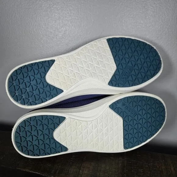 Vessi Weekend Sneaker Kids Size J3 Waterproof Shoes Sneakers Denim Blue White
