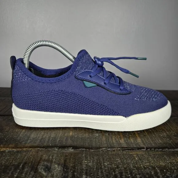 Vessi Weekend Sneaker Kids Size J3 Waterproof Shoes Sneakers Denim Blue White