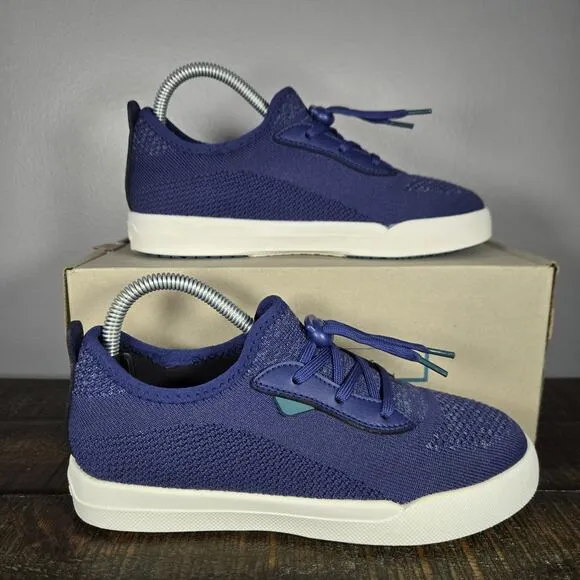 Vessi Weekend Sneaker Kids Size J3 Waterproof Shoes Sneakers Denim Blue White