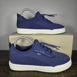 Vessi Weekend Sneaker Kids Size J3 Waterproof Shoes Sneakers Denim Blue White