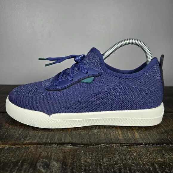 Vessi Weekend Sneaker Kids Size J3 Waterproof Shoes Sneakers Denim Blue White
