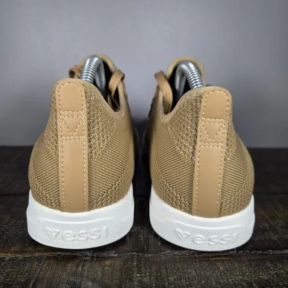 Vessi Weekend Sneaker Mens Size 9 Waterproof Shoes Sneakers Oak Brown White
