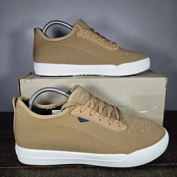 Vessi Weekend Sneaker Mens Size 9 Waterproof Shoes Sneakers Oak Brown White