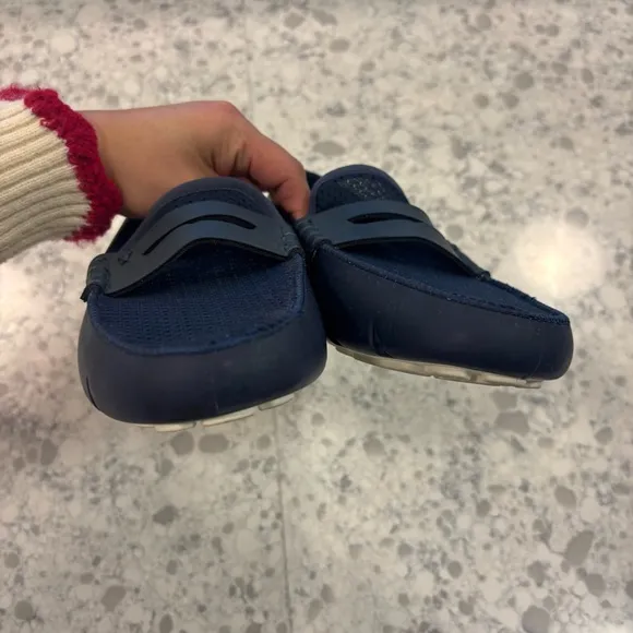 VILEBREQUIN Men’s Solid Waterproof Shoes In Navy Blue, Size 9