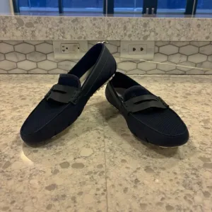 VILEBREQUIN Men’s Solid Waterproof Shoes In Navy Blue, Size 9