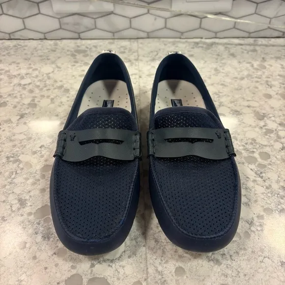 VILEBREQUIN Men’s Solid Waterproof Shoes In Navy Blue, Size 9