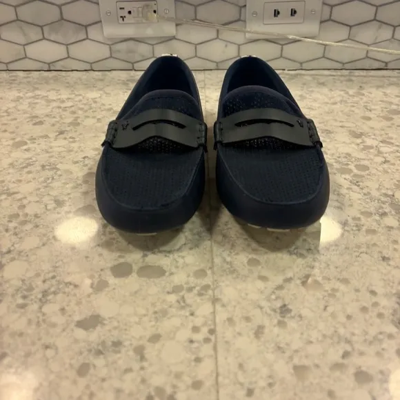 VILEBREQUIN Men’s Solid Waterproof Shoes In Navy Blue, Size 9