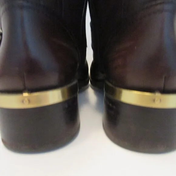 Vince Camuto Wyla Boots Leather Brown Midcalf Women’s Size 6.5