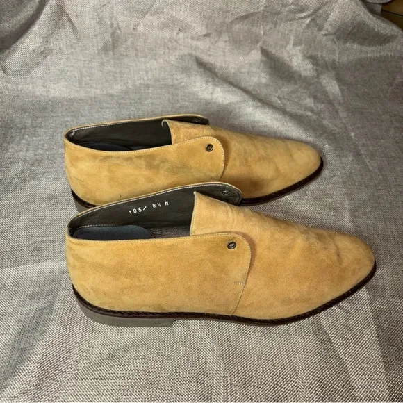 Vintage Bandolino Suede Chukka Ankle Boots made in Italy Size 8.5M