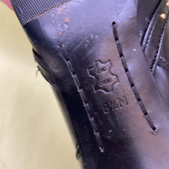 Vintage black Michael Kors all leather boots