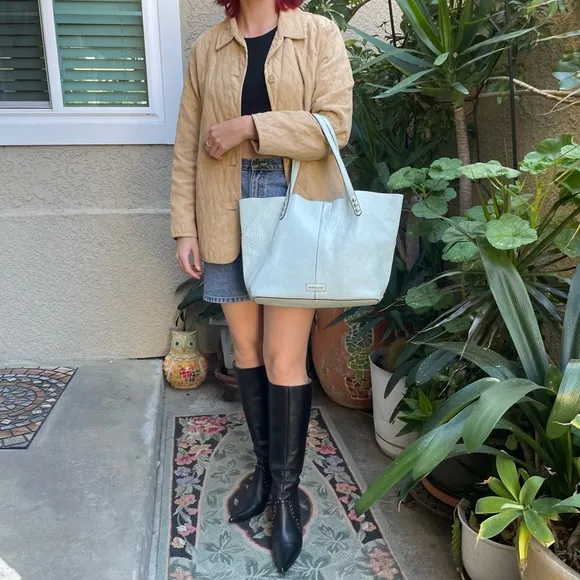 Vintage black Michael Kors all leather boots