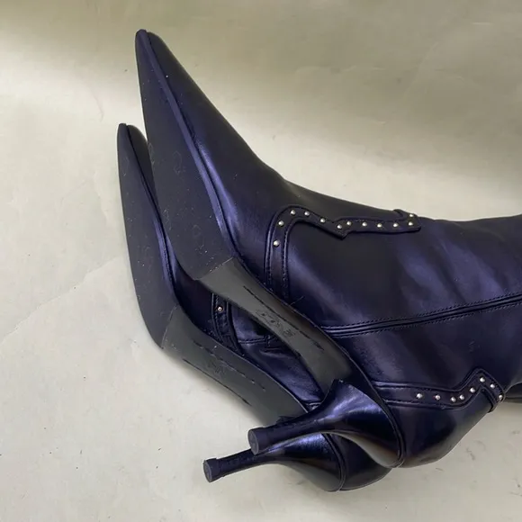 Vintage black Michael Kors all leather boots