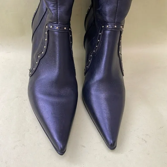 Vintage black Michael Kors all leather boots