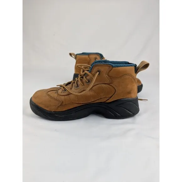 Vintage Converse All Star Boots Mens 7 Women's 9 Brown Leather Lace Up
