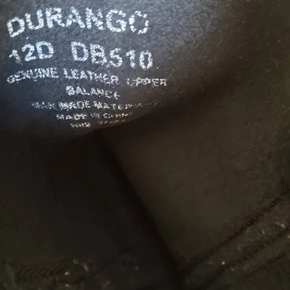 Vintage Durango Engineer Harness Boots Men's 12 D USA Black Leather Motorcycle